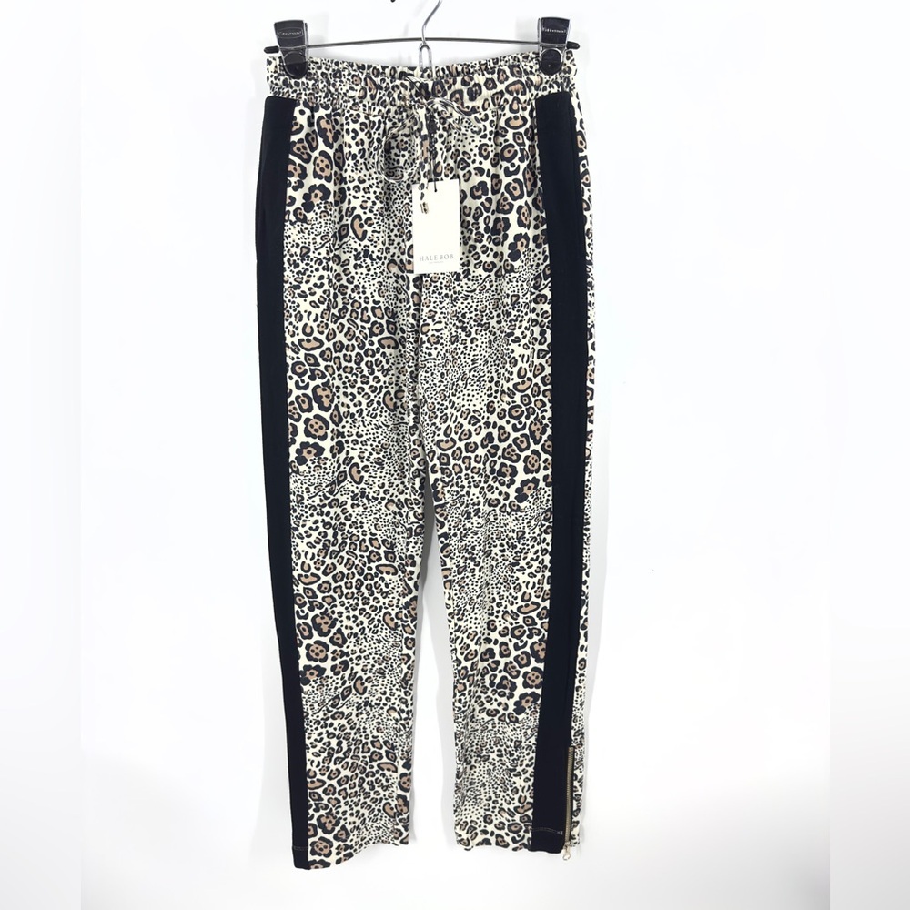 Hale Bob Lounge Pants Womens XS Ankle Zip Soft Stretch Pockets Comfy Luxury Cozy